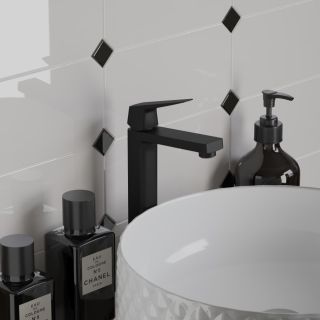 Смеситель для раковины Paini Bari RTYO205LL чёрный